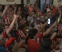 La alegría por la victoria del Athletic cruza el charco y llega hasta Buenos Aires