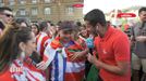 Realzale celebrando con el Athletic: ''Que gane un equipo de Euskal Herria&#8230;