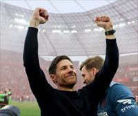 Xabi Alonsok Bundesliga irabazi du Bayer Leverkusenekin
