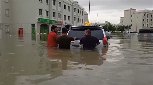 Inundaciones en Dubai