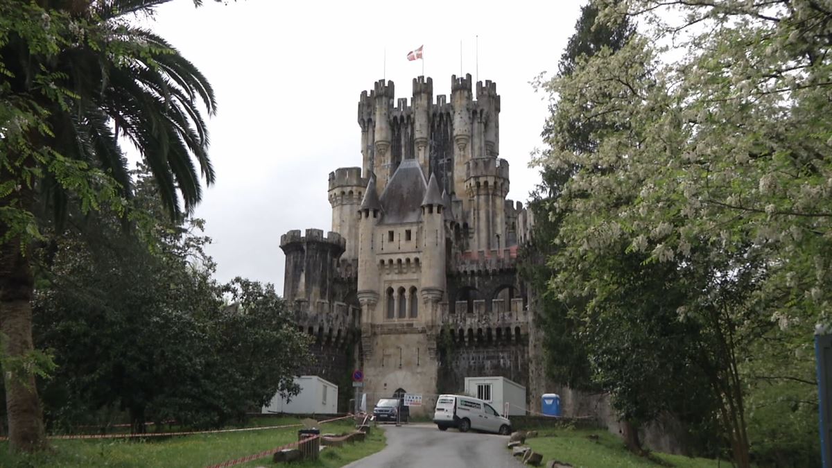 Castillo de Butrón. Imagen obtenida de un vídeo de EITB Media.