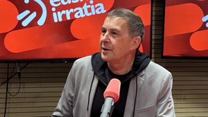 El coordinador general de EH Bildu, Arnaldo Otegi, en Euskadi Irratia