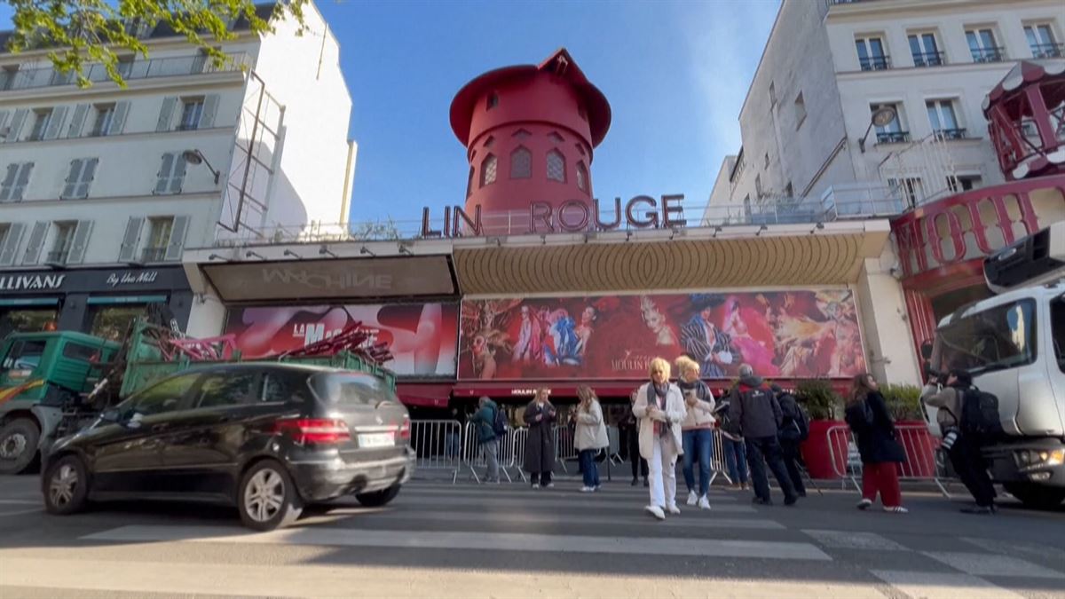 Moulin Rouge. Imagen obtenida de un vídeo de Agencias. 