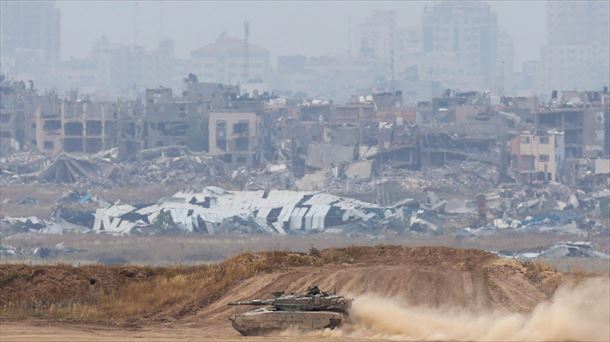 Destrucción en Gaza. Foto: EFE