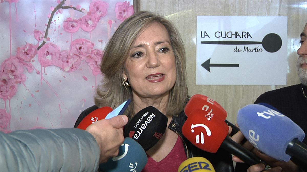 La recién elegida presidenta de UPN Cristina Ibarrola