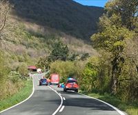 Tres ciclistas heridos en dos accidentes ocurridos este domingo en Navarra