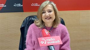 La presidenta de UPN, Cristina Ibarrola, en Radio Euskadi. Foto: EITB
