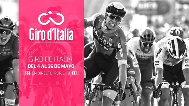 En Giro de Italia, en directo, del 4 al 26 de mayo, en EITB
