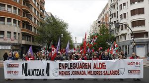 Manifestazio jendetsuak eta askotariko eskakizunak Euskal Herrian, Maiatzaren Lehenean