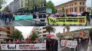 Manifestazio jendetsuak eta askotariko eskakizunak Euskal Herrian, Maiatzaren Lehenean