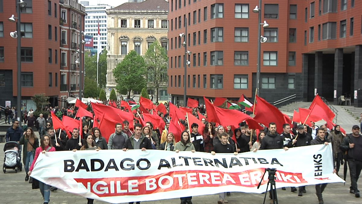EHKS reivindica en Bilbao ''el poder obrero internacional frente a la guerra y la austeridad''