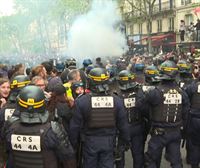 Gutxienez 45 pertsona atxilotu dituzte Parisen, Maiatzaren Leheneko mobilizazioetan