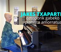 Jakes Txapartegi, itsua den pianista amorratu gaztea