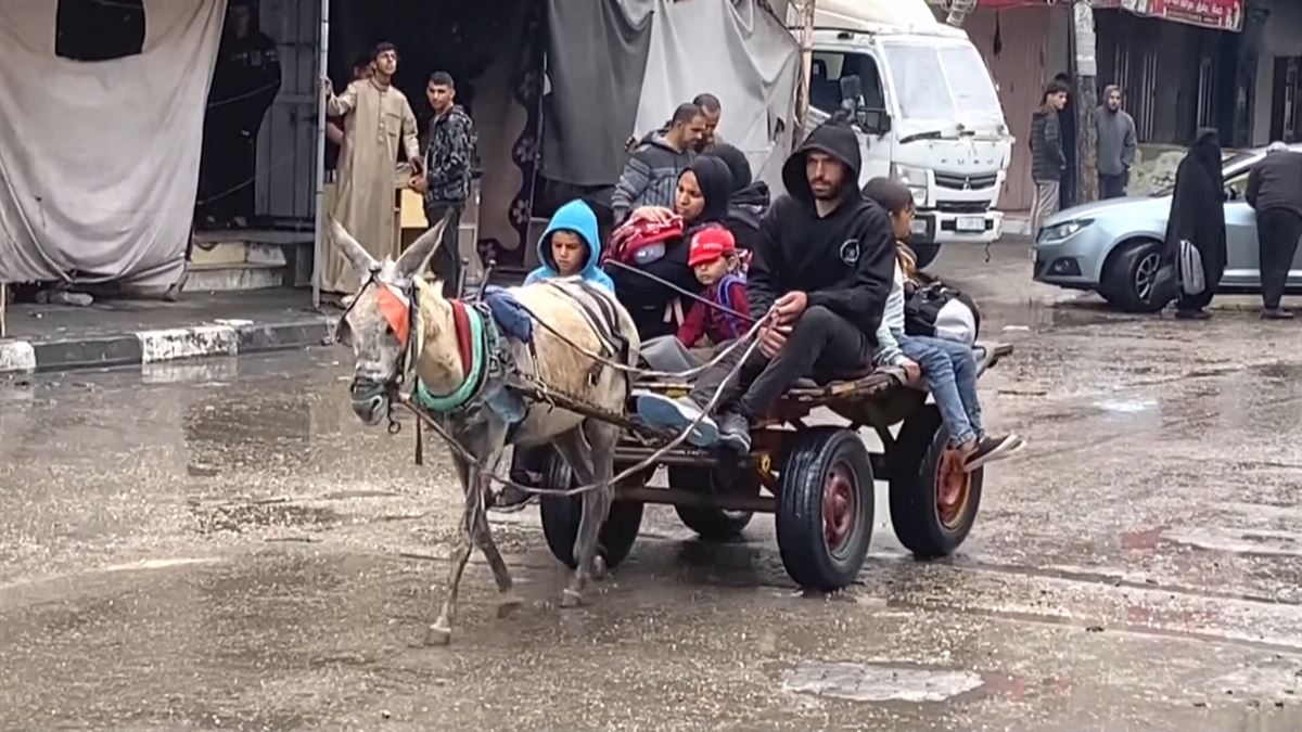 Rafah. Imagen obtenida de un vídeo de Agencias. 