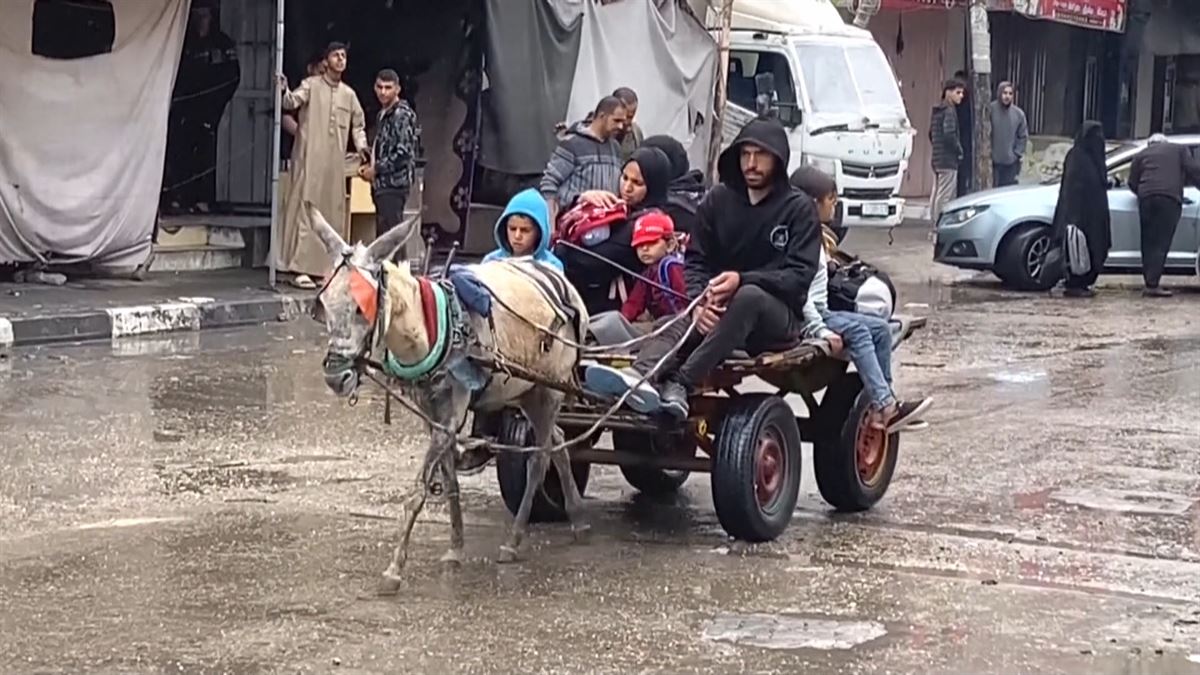 Rafah. Imagen obtenida de un vídeo de Agencias. 