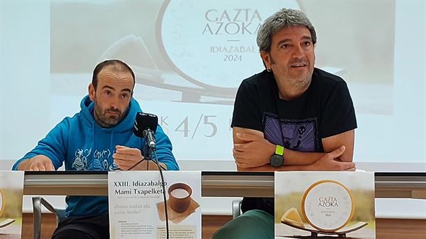 El alcalde, Iñaki Alberdi, en la presentación de la "Gazta Azoka"