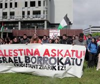 Segundo día de acampadas por Palestina en las universidades de Hego Euskal Herria