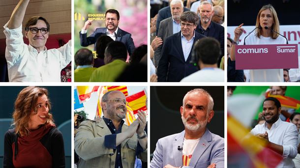 Últimos actos de campaña en Cataluña. Imagen: EFE/eitb.eus