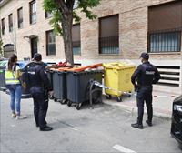 Hallan el cadáver de un bebé en un cubo de basura en Madrid