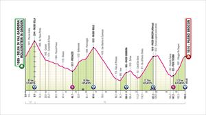 Perfil de la etapa 17 del Giro de Italia de 2024. Imagen: giroditalia.it.