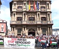 Concentración en Pamplona para denunciar ''el genocidio que Israel está cometiendo en Gaza''
