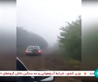 Los equipos de rescate acuden al lugar del accidente del helicóptero que transportaba al presidente de Irán
