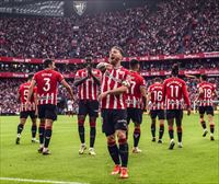 Athleticek Sevilla menderatu du (2-0), Raul Garciak eta Muniainek gola sartuta, eta bosgarren amaituko du Liga