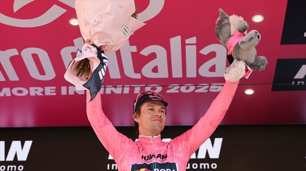 Primoz Roglic, lider berria. Argazkia. EFE Primoz Roglic, lider berria. Argazkia. EFE