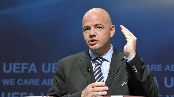 Gianni Infantino, secretario general de la UEFA. Foto: EFE