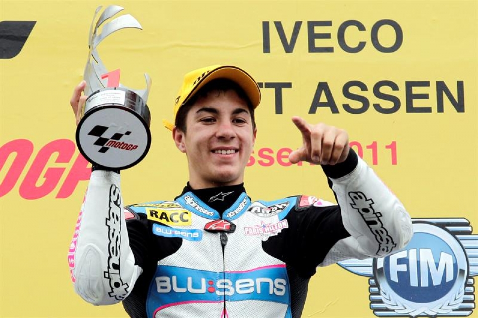 Holandako S.N.: Maverick Viñalesek lortu du garaipena 125ekoan. Argazkia: EFE