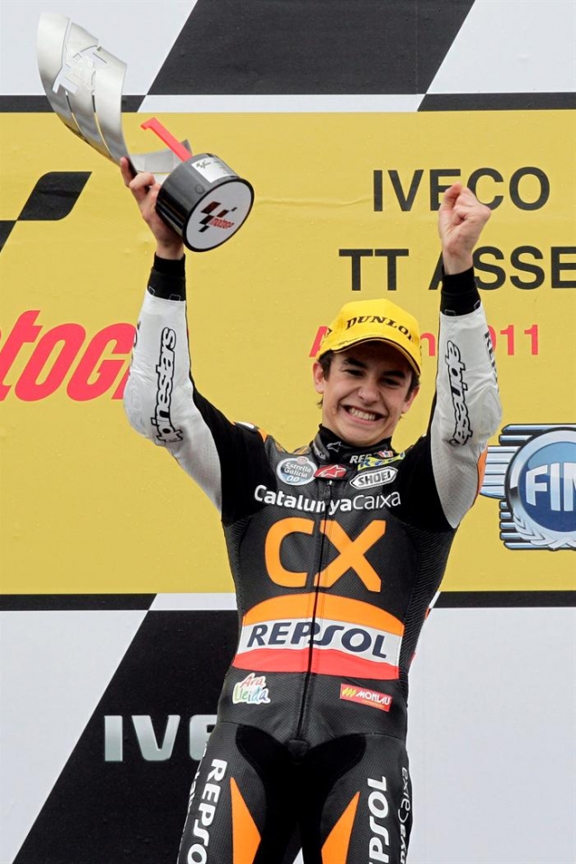 Holandako S.N.: Marc Marquezek irabazi du Moto2n. Argazkia: EFE