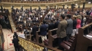 Homenaje a las víctimas realizado en el Congreso