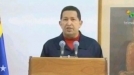 Hugo Chavez, gaurko agerraldian. Telesur