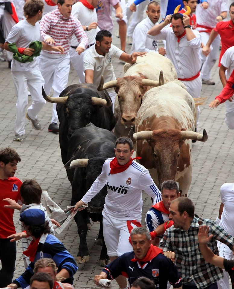 (07-07-2011) Encierro de la ganaderÃ­a gaditana de Torrestrella. Foto: EFE