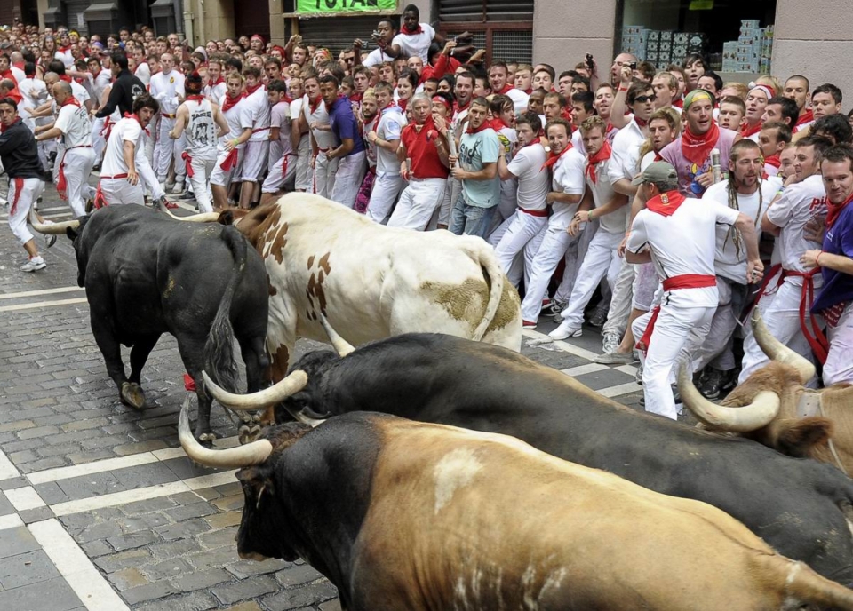 (07-07-2011) Encierro de la ganaderÃ­a gaditana de Torrestrella. Foto: EFE