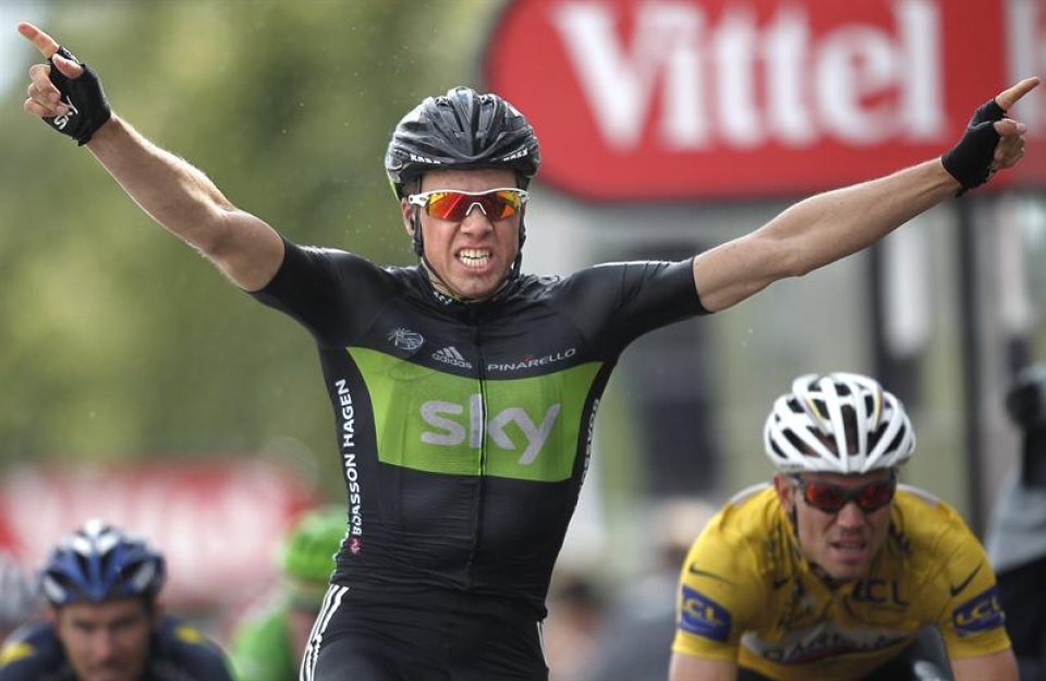 Boasson Hagenek irabazi du Frantziako Tourreko seigarren etapa. Argazkia: EFE