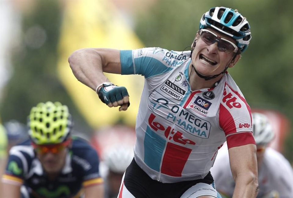 Andre Greipelek irabazi du Frantziako Tourreko hamargarren etapa. Argazkia: EFE