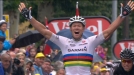 Tour de Francia: Hushovd vence; Contador, Samu y Evans atacan