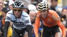 Contador eta Samuel SÃ¡nchez. Argazkia: EFE title=