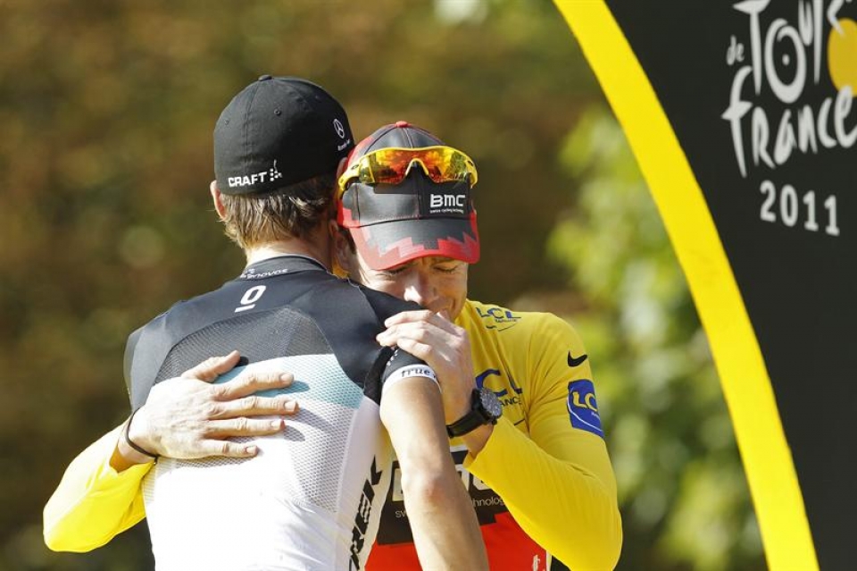 Cadel Evansek irabazi du 2011ko Frantziako Tourra. Argazkia: EFE