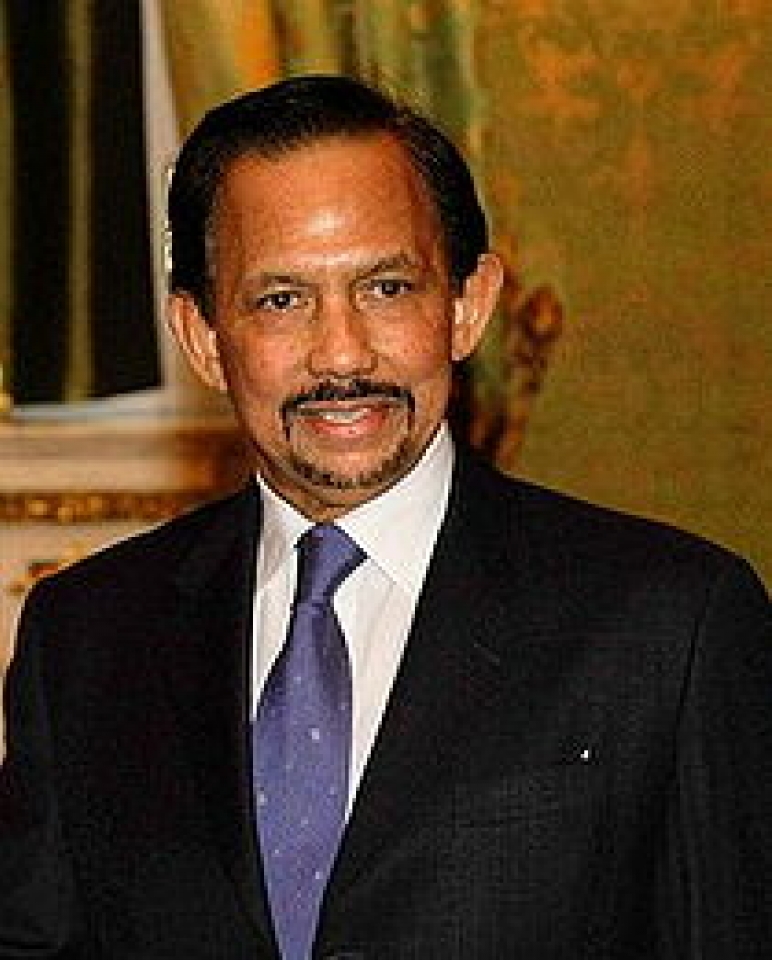 El Sultán de Brunei, Hassanal Bolkiak. Foto: wikipedia