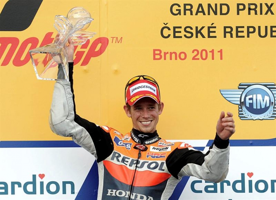 Txekiar Errepublikako S.N.: Casey Stonerrek lortu du garaipena. Argazkia: EFE