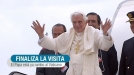 Finaliza la visita del Papa Benedicto XVI