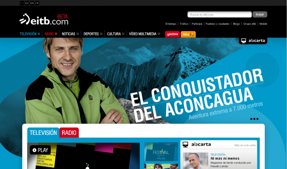 Portada del nuevo eitb.com