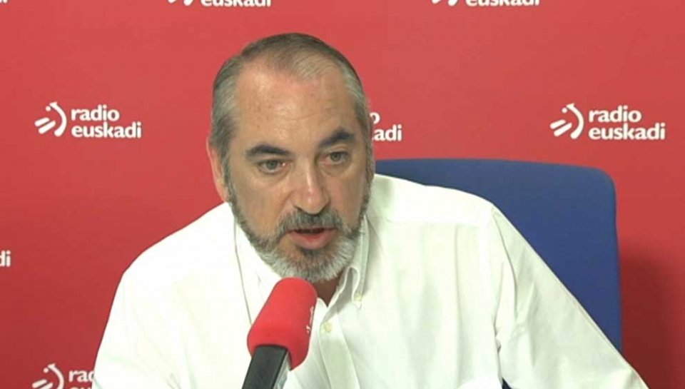 Iñaki Arriola Radio Euskadin egon da. Argazkia: Radio Euskadi