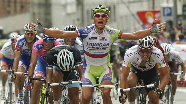 Saganek bere bigarren garaipena lortu du aurtengo Espainiako Vueltan
