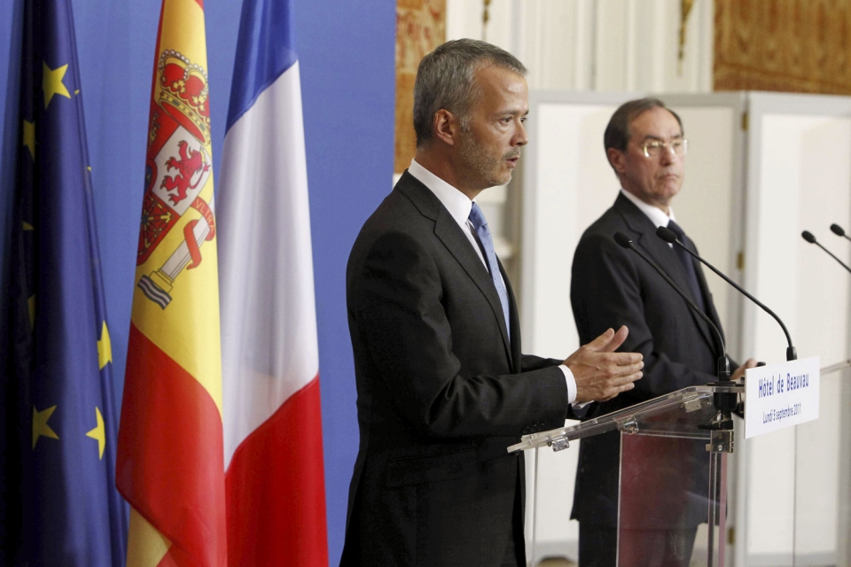 Antonio Camacho eta Claude Gueant Espainiako eta Frantziako Barne ministroa