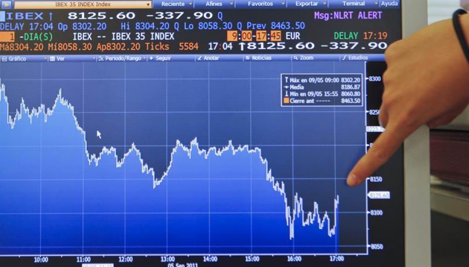 Ibex 35 indizek % 0,88 berreskuratu du saioaren hasieran. Argazkia: EFE