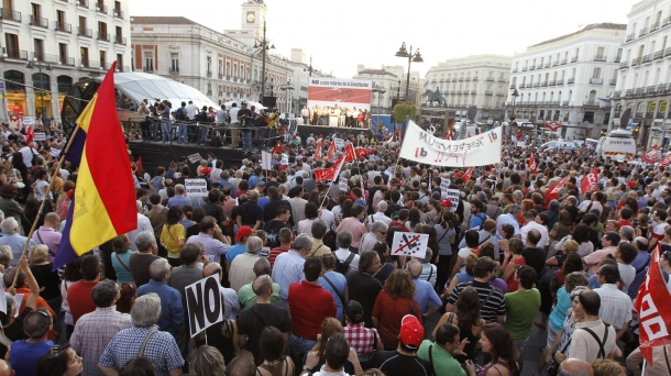 Madrid protest. Photo: EFE