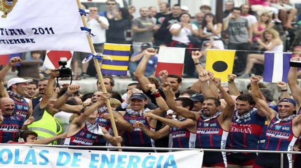 'Bandera de la Concha'. Foto: EFE